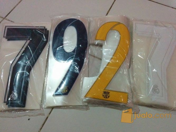 Angka Nomor Punggung Font Jersey Grade Ori