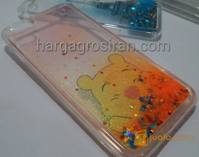 Case Air Glitter Motif Iphone 6 Plus- Silikon / Softshell Berisi Air