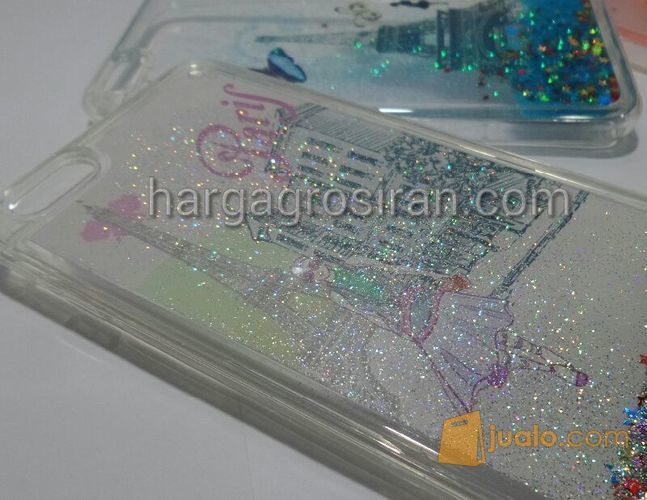 Case Air Glitter Motif Iphone 6 Plus- Silikon / Softshell Berisi Air