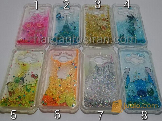Case Air Glitter Motif Iphone 6 Plus- Silikon / Softshell Berisi Air