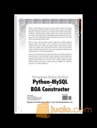 Pemrograman Desktop Database Python-MySQL Dengan BOA Constructor + cd
