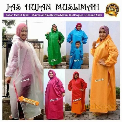 Jas Hujan Mantol Gamis Polos Harga Pabrik