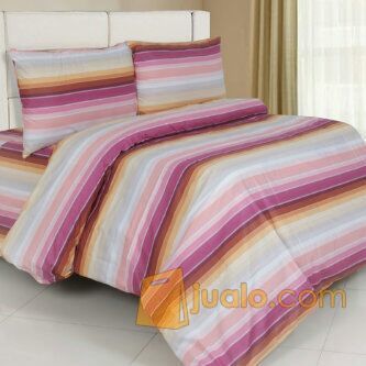 Sprei Motif " Pelangi Pink " Ukuran 200x200x30 Cm