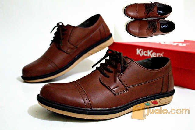 PROMO SEPATU CASUAL KEREN KICKERS CASUAL LOW KULIT SIZE 39-43