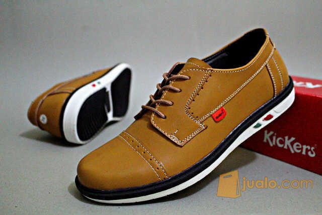 PROMO SEPATU CASUAL KEREN KICKERS CASUAL LOW KULIT SIZE 39-43