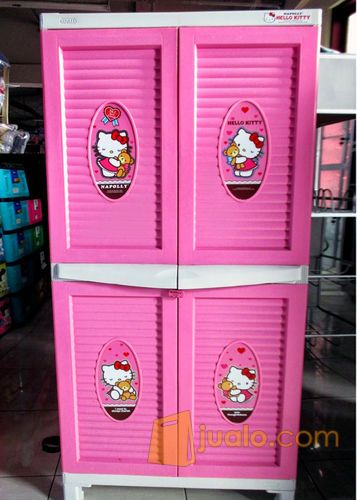 Lemari Plastik 4 Pintu Hello Kitty Napolly BCBC-242 HKBF