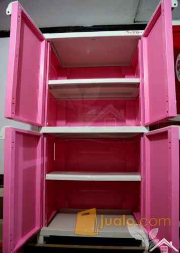 Lemari Plastik 4 Pintu Hello Kitty Napolly BCBC-242 HKBF
