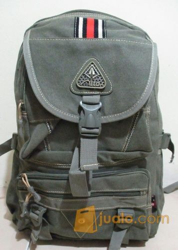 Tas Ransel Alto Kanvas + Rain Cover