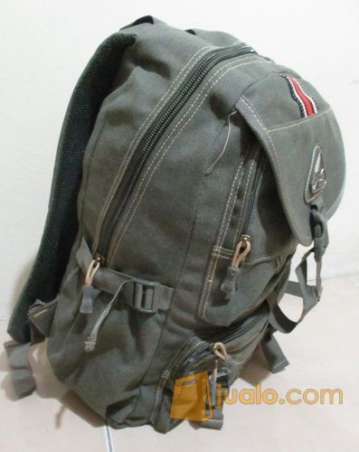 Tas Ransel Alto Kanvas + Rain Cover