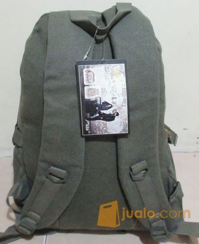 Tas Ransel Alto Kanvas + Rain Cover