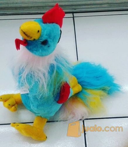 Boneka Ayam al warna biru muda kuning merah lucu unik SNI murah Ecer & grosiran