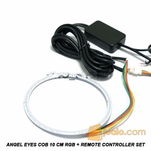 [NEW] Angel Eyes Led COB 10 cm RGB + Remote Controller Set