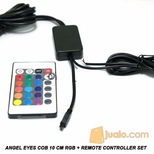 [NEW] Angel Eyes Led COB 10 cm RGB + Remote Controller Set