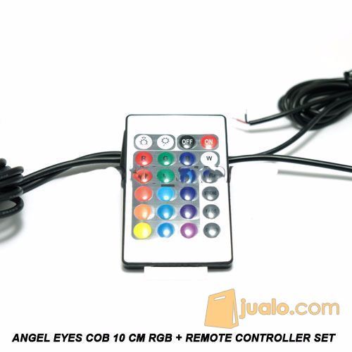 [NEW] Angel Eyes Led COB 10 cm RGB + Remote Controller Set