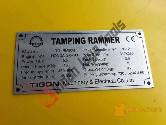 Mesin Stamper Timbris Tigon + Engine Honda Pemadat Tanah