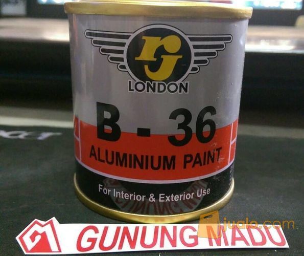 CAT SILVER ALUMINIUM / CAT BESI MINYAK RJ ALUMUNIUM 100 ML