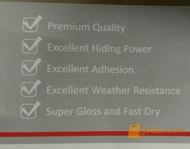 CAT MINYAK BESI KAYU MERAH / KUNING / ORANGE FTALIT 1 KG