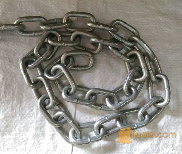 RANTAI BESI 8 MM PER 1 METER / RANTAI SERBAGUNA PAGAR MOTOR DLL