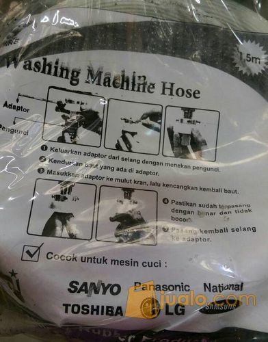 KEPALA SELANG MESIN CUCI / SELANG AIR INLET HOSE 1,5 METER
