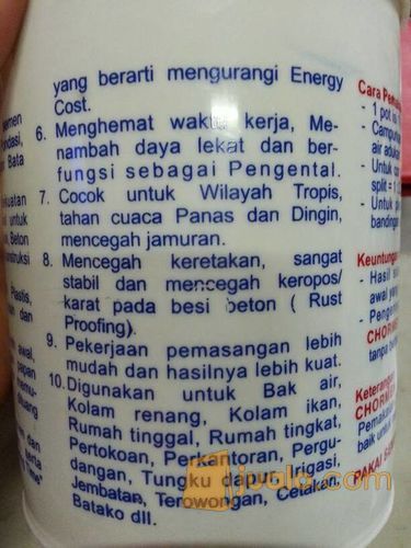 CHORMEN OBAT COR 1 KG / PENGERAS COR BETON CAMPURAN SEMEN