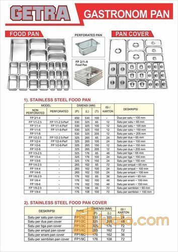 Fp 1/1-2.5 Stainless Steel Gastronom Pan