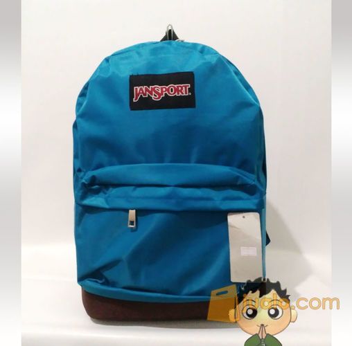Tas Jansport Ransel biru polos nb