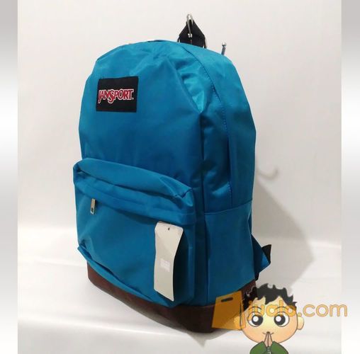 Tas Jansport Ransel biru polos nb