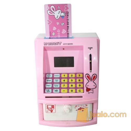 JUAL MAINAN CELENGAN ATM MINI RABBIT MURAH
