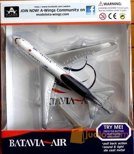 JUAL MAINAN DIECAST PESAWAT BATAVIA AIRLINES MURAH