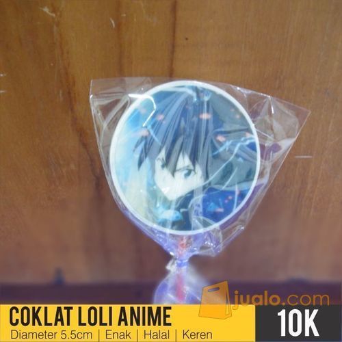 COKLAT ANIME KIRITO SWORD ART ONLINE LOLIPOP CHOCOLATE