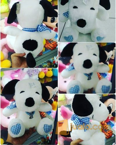 Boneka karakter hewan si anjing putih pemalas lucu & cerdas tokoh serial film kartun SNOOPY SNI NEW murah