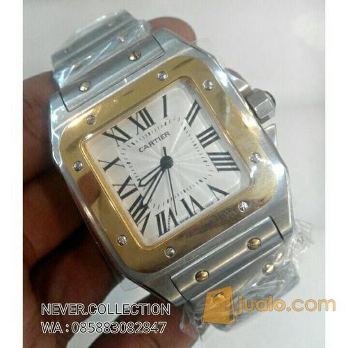 Jam Tangan Cartier Santos Stell
