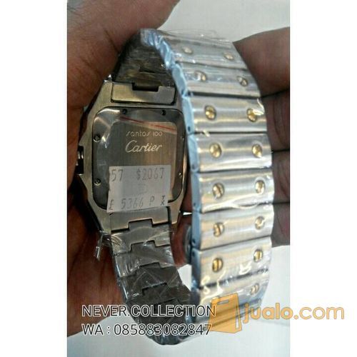 Jam Tangan Cartier Santos Stell