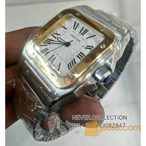 Jam Tangan Cartier Santos Stell