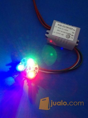 Kit Complete Lampu LED HPL RGB 3W/3 Watt + PCB 32mm