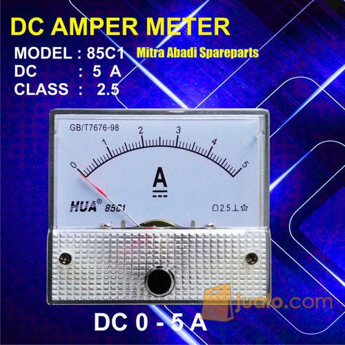 Amperemeter Analog DC 5A / 5 Ampere / 5000 mA