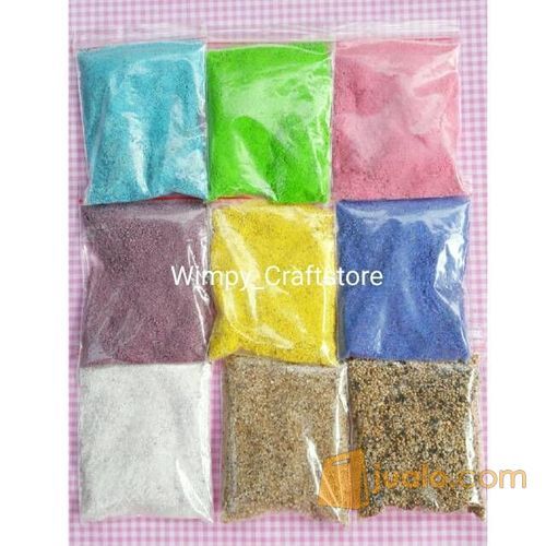 Pasir Halus Warna Pasir Bali Pasir Lombok Terrarium mini garden laut