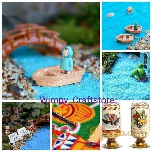 Pasir Halus Warna Pasir Bali Pasir Lombok Terrarium mini garden laut