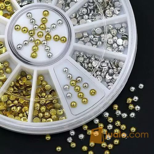 glitter rhinestone nail art swarovski bahan nail art aksesoris clay
