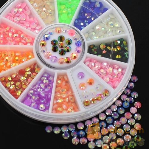 glitter rhinestone nail art swarovski bahan nail art aksesoris clay