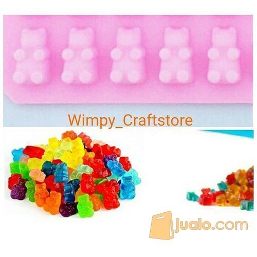 cetakan clay mold cetakan jelly mold cetakan resin mold silicone bear