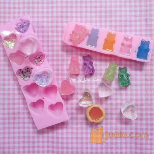 cetakan clay mold cetakan jelly mold cetakan resin mold silicone bear