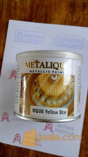 Cat akrilik pigmen mutiara metaliqua interior eksterior