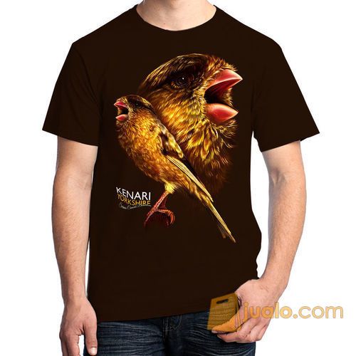 Bawara Kaos Kenari Yorkshire Cokelat Size XXL