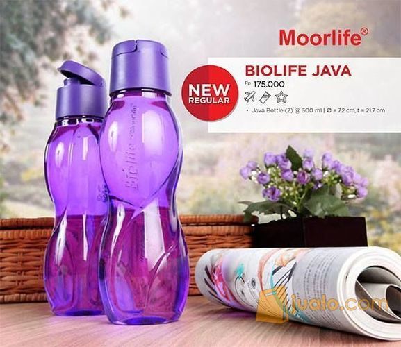 Moorlife Biolife Java not tupperware tumbler botol minum keren 500ml
