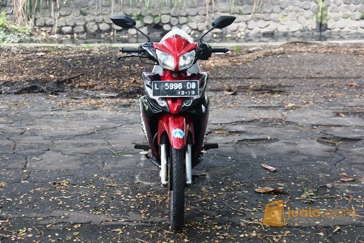 2009 akhir Jupiter Z Yamaha merah hitam L Surabaya cakram besar