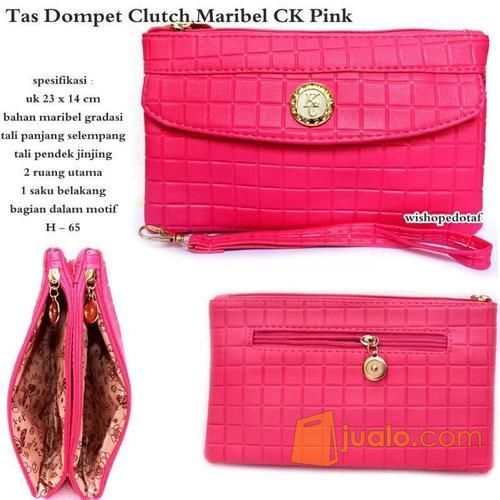 tas dompet wanita clutch maribel Ck pink
