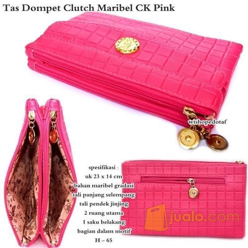 tas dompet wanita clutch maribel Ck pink