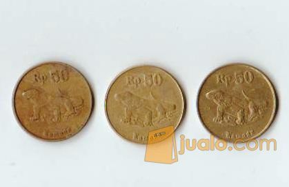 Koin Rp. 50,- Komodo Tahun 1991 s/d 1998