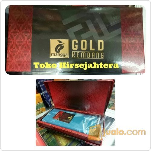 Sarung Mangga Gold Motif [ Kembang ]